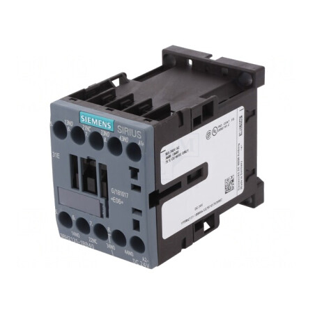 Contactor 4-poli 24VDC 10A 3RH20 Cleme Șurub | Electronic-mag.ro | Componente Electronice