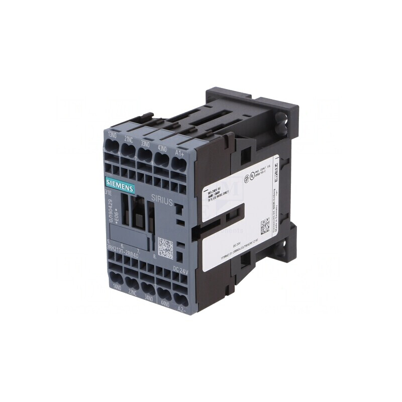 Contactor 4P NC NO 24VDC 10A Cleme Arc | Electronic-mag.ro | Componente Electronice