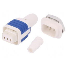 Conector: alimentare AC | conectori 4,8x0,8mm,terminal cu şurub | 4312.0011