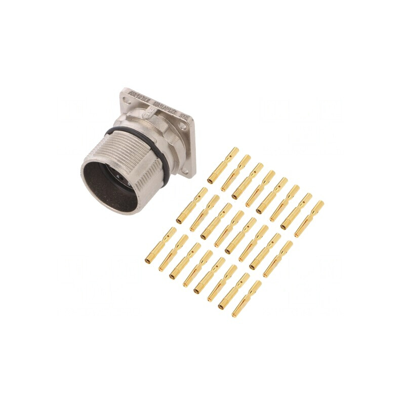 Conector M23 Soclu 12P Crimpat IP67 Aurit | Electronic-mag.ro | Componente Electronice Conector M23 Soclu 12P Crimpat IP67 Aurit | Electronic-mag.ro | Componente Electronice