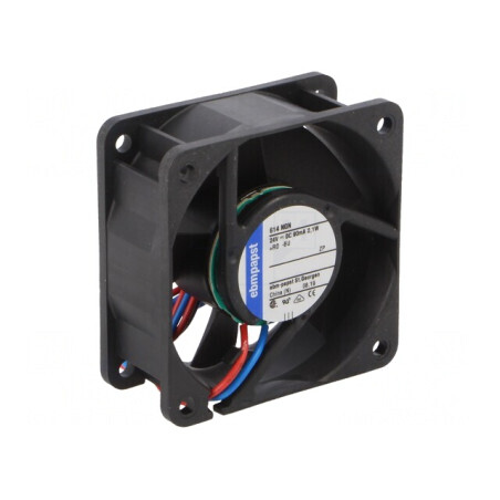 Ventilator axial DC 24V 60x60x25mm 42m3/h 35dBA | Electronic-mag.ro | Componente Electronice