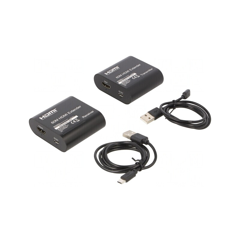 Extender HDMI 1.3 Negru cu Suport EDID | Electronic-mag.ro | Componente Electronice