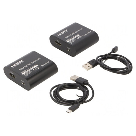 Extender HDMI 1.3 Negru cu Suport EDID | Electronic-mag.ro | Componente Electronice