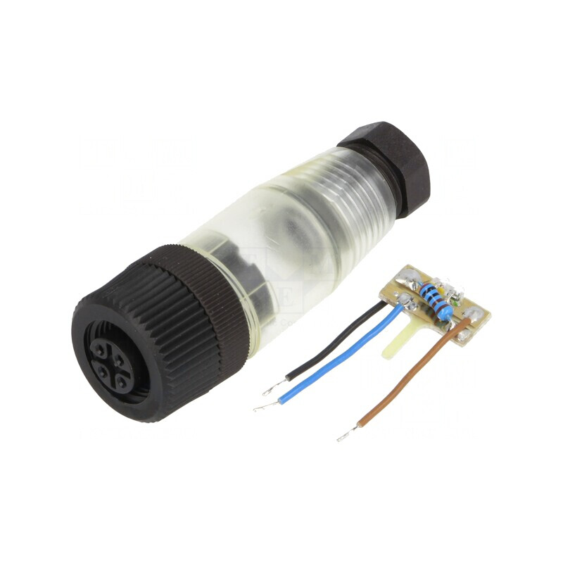 Mufă M12 4-PIN Mamă DeviceNet CANopen IP67 | Electronic-mag.ro | Componente Electronice