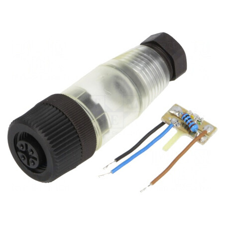 Mufă M12 4-PIN Mamă DeviceNet CANopen IP67 | Electronic-mag.ro | Componente Electronice