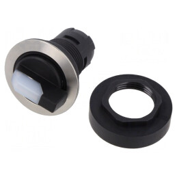 Comutator Rotativ 22mm 2 Poziții | Electronic-mag.ro | Componente Electronice
