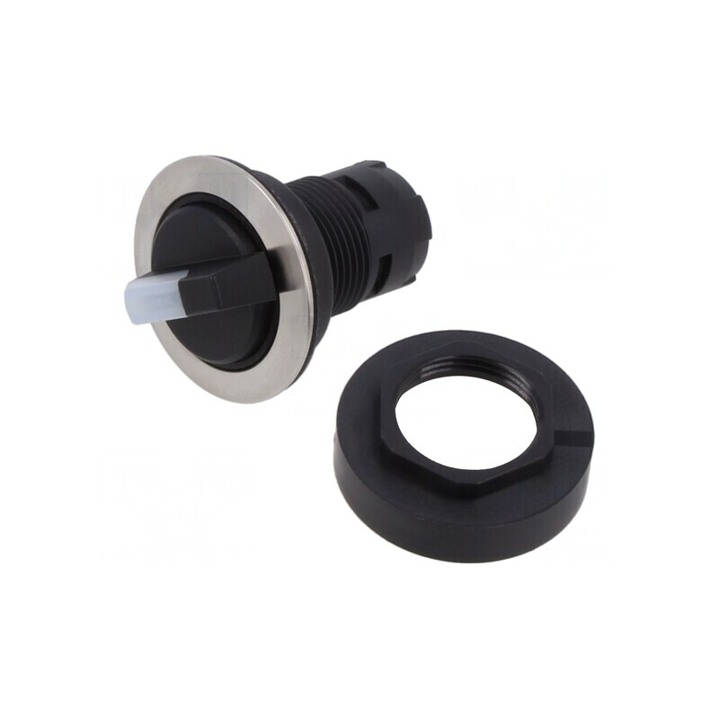 Comutator Rotativ 22mm cu 3 Poziții | Electronic-mag.ro | Componente Electronice