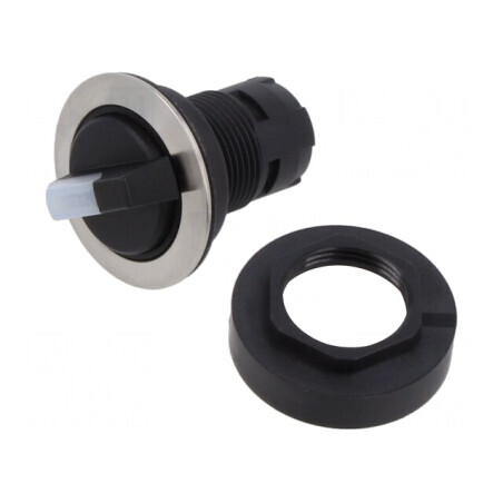 Comutator Rotativ 22mm cu 3 Poziții | Electronic-mag.ro | Componente Electronice