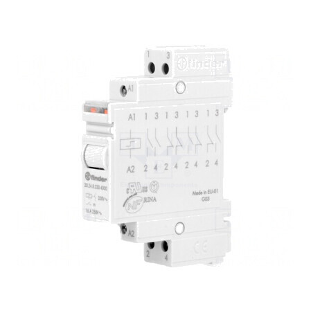 Releu Bistabil de Impulsuri NO x2 16A IP20 | Electronic-mag.ro | Componente Electronice