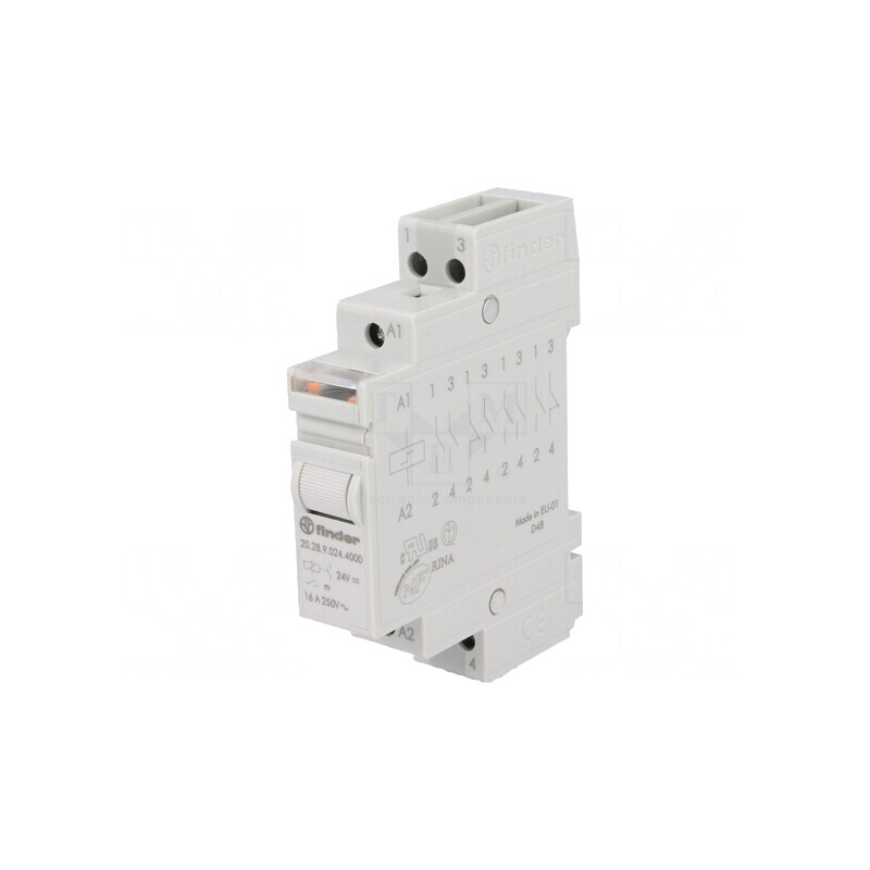 Releu Bistabil de Impulsuri NO x2 16A IP20 | Electronic-mag.ro | Componente Electronice