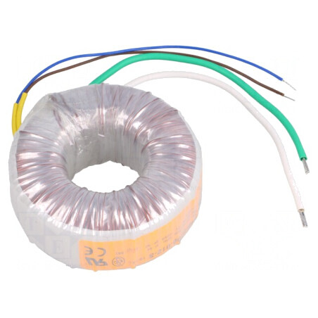 Transformator toroidal 100VA 230V 12V 8.33A cu cabluri | Electronic-mag.ro | Componente Electronice