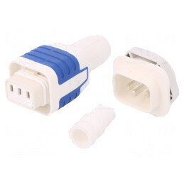 Conector Alimentare AC cu Șurub Tată și Mamă | Electronic-mag.ro | Componente Electronice