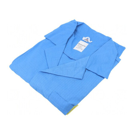Halat ESD Unisex XS Bumbac Poliester Fibră de Carbon | Electronic-mag.ro | Componente Electronice