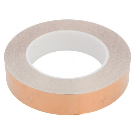 Bandă Cupru Electroconductoare ESD 33m x 25mm x 0,05mm | Electronic-mag.ro | Componente Electronice