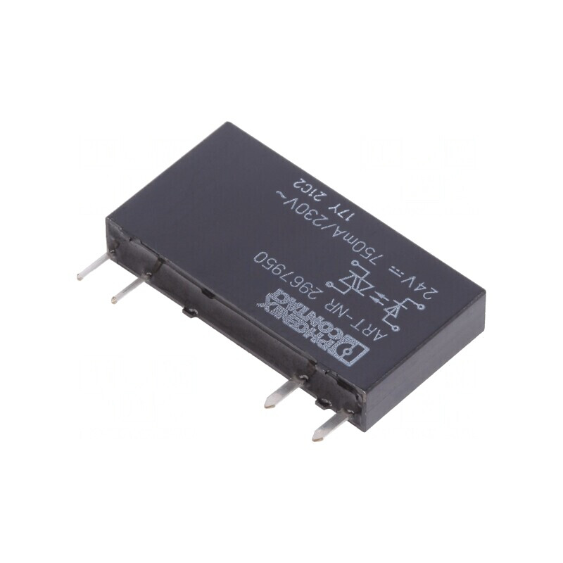 Releu Semiconductor 19,2-28,8VDC 750mA 24-253VAC Soclu | Electronic-mag.ro | Componente Electronice