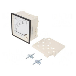 Ampermetru Panou True RMS 0-25A Clasa 1.5 | Electronic-mag.ro | Componente Electronice