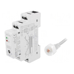 Întrerupător crepuscular pentru şină DIN 230V SPDT IP20 | Electronic-mag.ro | Componente Electronice