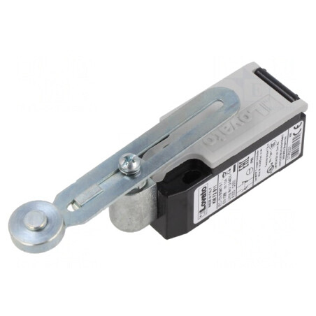 Limitator cursă manetă reglabilă cu rolă IP65 10A | Electronic-mag.ro | Componente Electronice