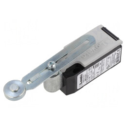 Limitator cursă manetă reglabilă cu rolă IP65 10A | Electronic-mag.ro | Componente Electronice