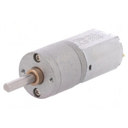 Motor DC cu Transmisie 6V 2,9A 30 RPM Ax Crestătură D