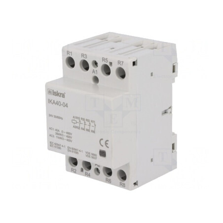 Contactor 4-polar 40A 24VAC NC x4 | Electronic-mag.ro | Componente Electronice