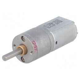 Motor DC cu transmisie 20D 6V 250:1 Metal Gearmotor | Electronic-mag.ro | Componente Electronice