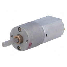 Motor DC cu Transmisie 6V 120rpm Ax Crestătură D