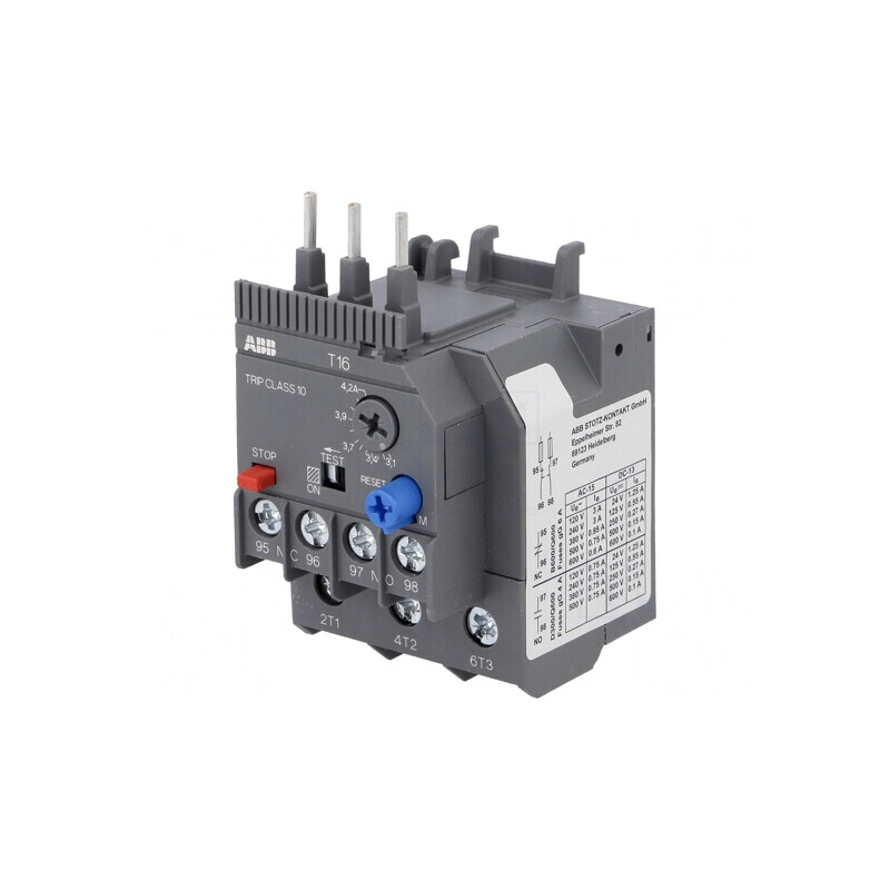 Releu Termic AF cu Cleme Șurub 3,1-4,2A | Electronic-mag.ro | Componente Electronice Releu Termic AF cu Cleme Șurub 3,1-4,2A | Electronic-mag.ro | Componente Electronice