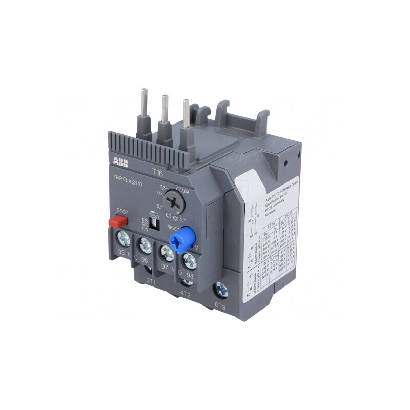 Releu termic AF cu cleme șurub 5,7-7,6A | Electronic-mag.ro | Componente Electronice