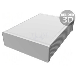 Carcasă aluminiu neagră 165x220x51mm | Electronic-mag.ro | Componente Electronice