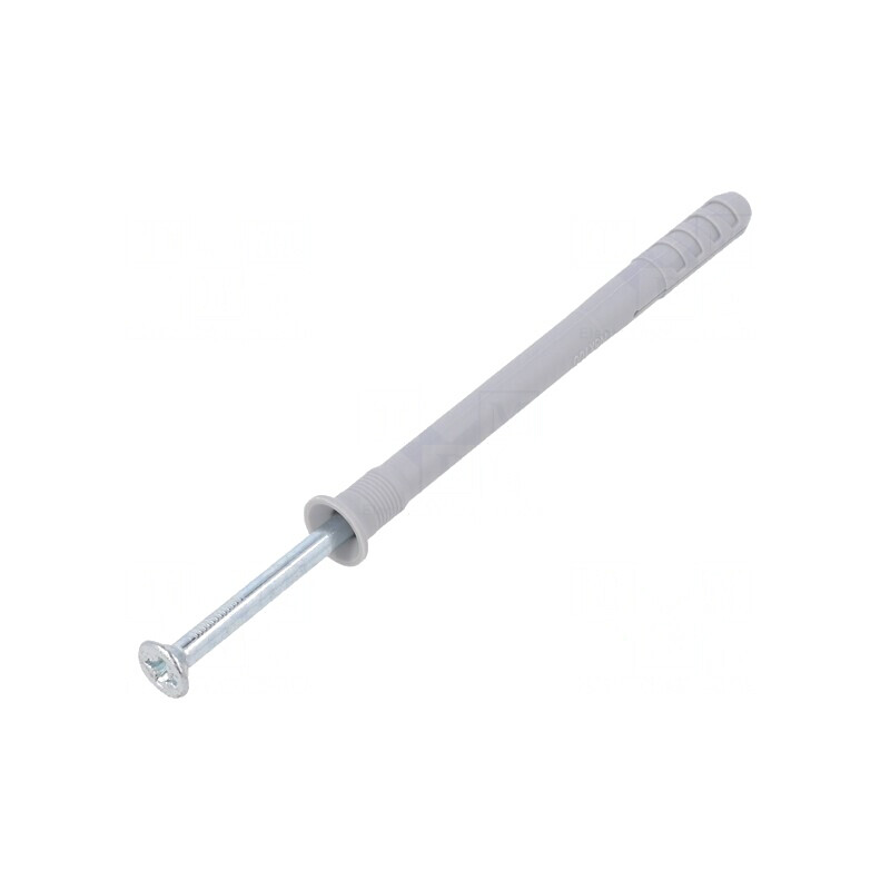 Plastic Anchor with Screw 8x100 Zinc-Plated Steel 100pcs | Electronic-mag.ro | Componente Electronice