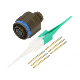 Conector Militar Dimensiune 9 MIL-DTL-38999 Series III Oliv | Electronic-mag.ro | Componente Electronice