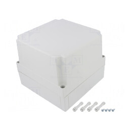 Carcasă Universală ABS Gri 180x180x150mm | Electronic-mag.ro | Componente Electronice