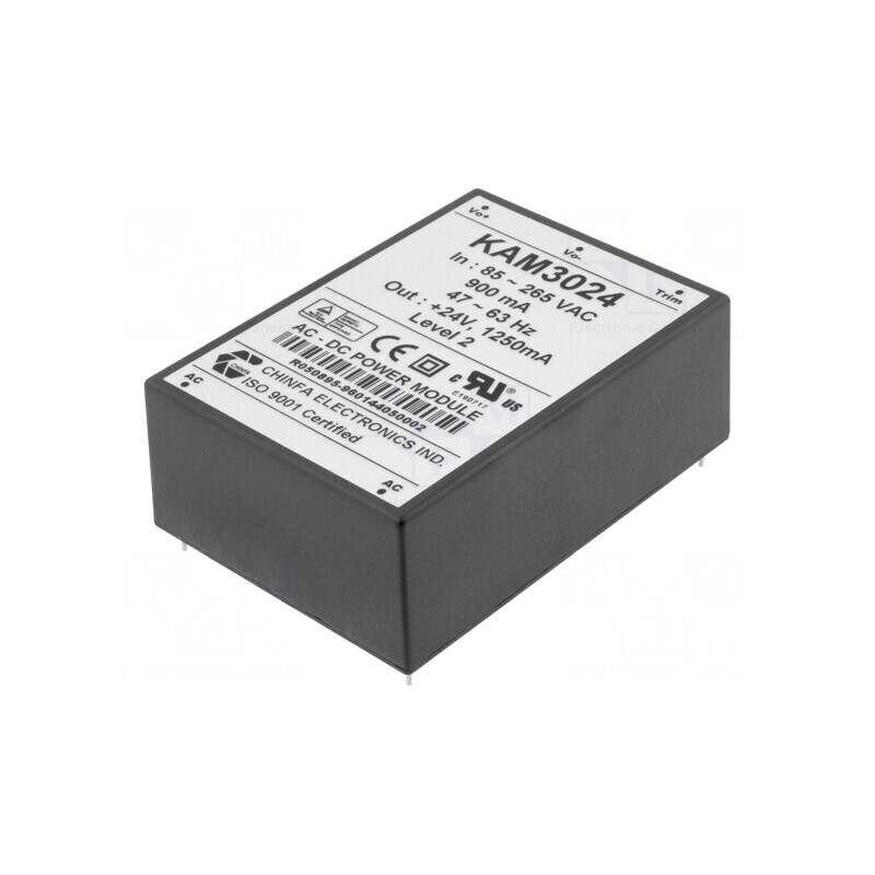 Convertor AC/DC 30W 24V 1.25A | Electronic-mag.ro | Componente Electronice