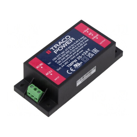 Alimentator încastrabil 25W 24VDC | Electronic-mag.ro | Componente Electronice