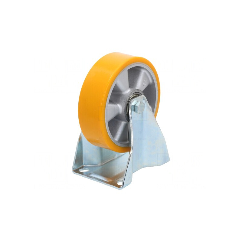 Roată de transport rigidă 600kg Ø160mm | Electronic-mag.ro | Componente Electronice