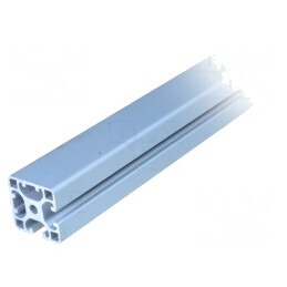 Profil Aluminiu 8mm x 40mm x 40mm x 1m Natural | Electronic-mag.ro | Componente Electronice