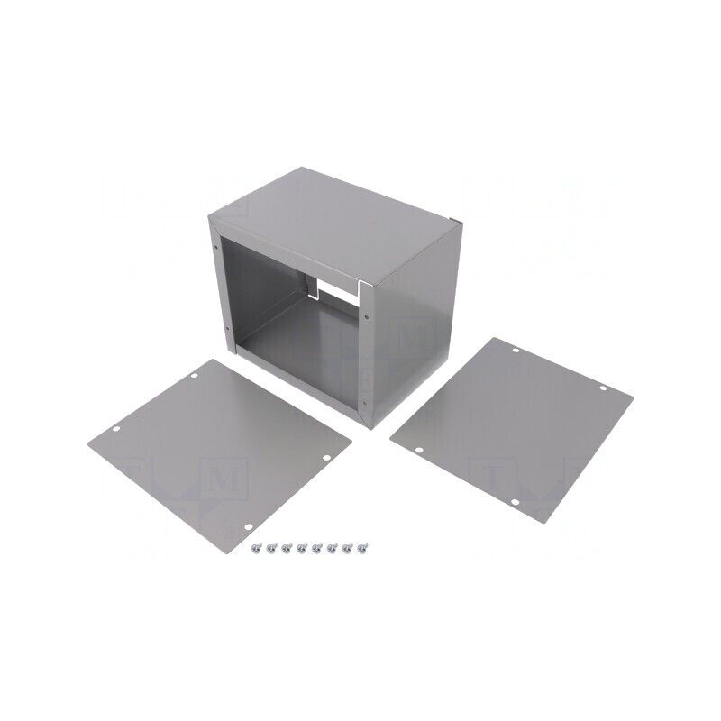 Carcasă universală oțel gri 127x152x102mm | Electronic-mag.ro | Componente Electronice