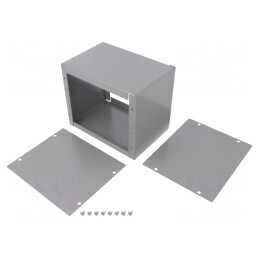 Carcasă universală oțel gri 127x152x102mm | Electronic-mag.ro | Componente Electronice