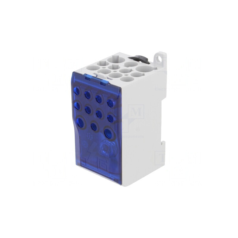 Bloc de Distribuție 1 Pista 12 Borne OJL TS35 | Electronic-mag.ro | Componente Electronice