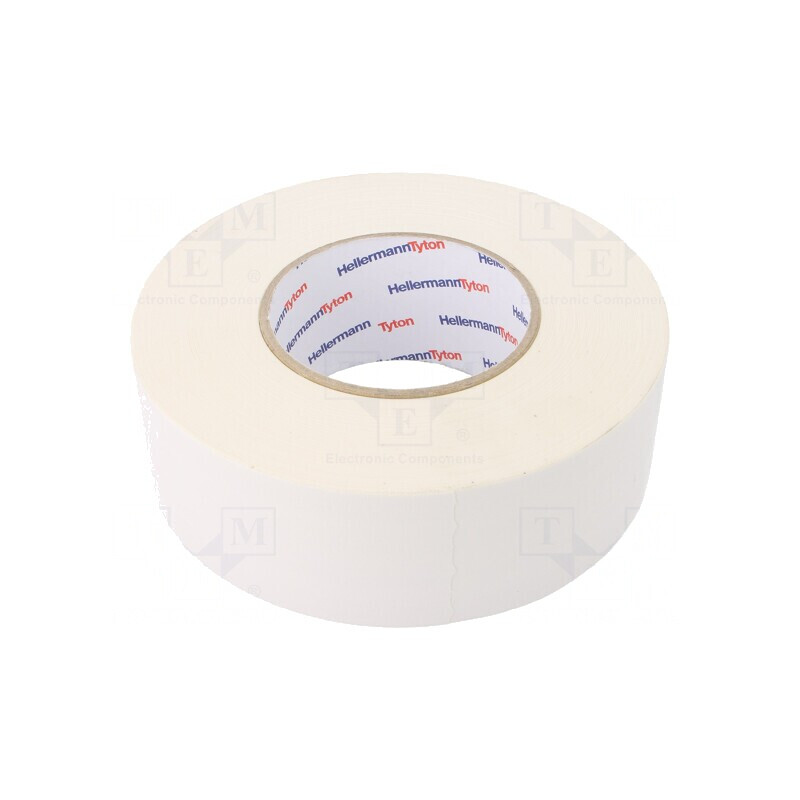 Bandă Textilă Albă 50mm x 50m 10% Bumbac | Electronic-mag.ro | Componente Electronice