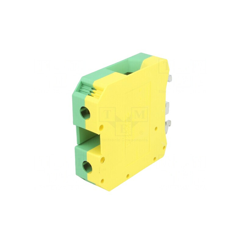 Conector de Îmbinare Șine 50mm2, 1 Pista, 2 Borne, Galben-Verde | Electronic-mag.ro | Componente Electronice Conector de Îmbinare Șine 50mm2, 1 Pista, 2 Borne, Galben-Verde | Electronic-mag.ro | Componente Electronice