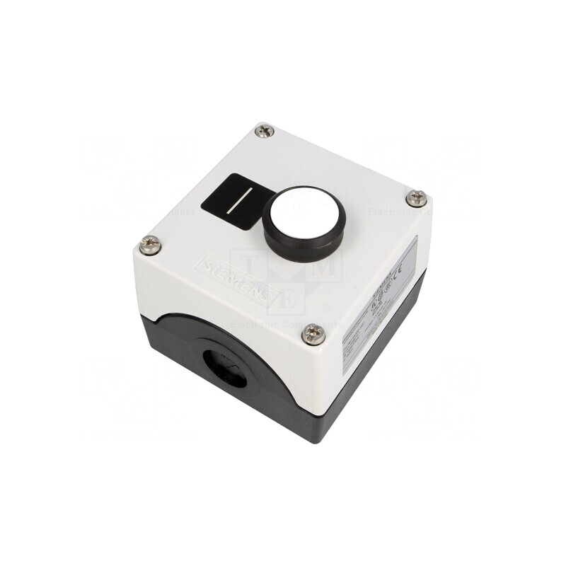 Casetă de comandă 1 buton plastic IP67 | Electronic-mag.ro | Componente Electronice