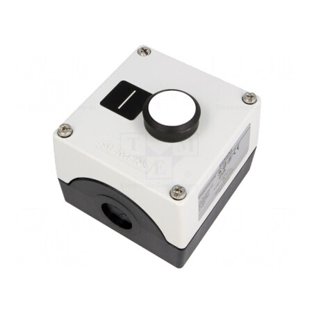 Casetă de comandă 1 buton plastic IP67 | Electronic-mag.ro | Componente Electronice