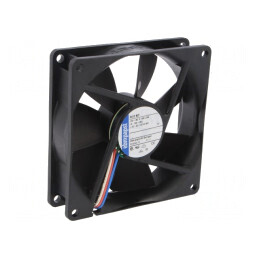 Ventilator axial 12V DC 92x92x25mm 84m3/h 32dBA cu rulment | Electronic-mag.ro | Componente Electronice