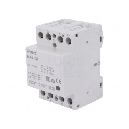 Contactor 4-Poli 40A 230VAC NC NO x3 | Electronic-mag.ro | Componente Electronice