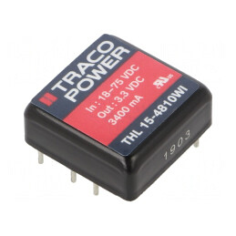 Convertor DC/DC 15W 18-75V la 3,3V 3400mA | Electronic-mag.ro | Componente Electronice