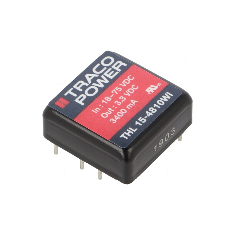 Convertor DC/DC 15W 18-75V la 3,3V 3400mA | Electronic-mag.ro | Componente Electronice