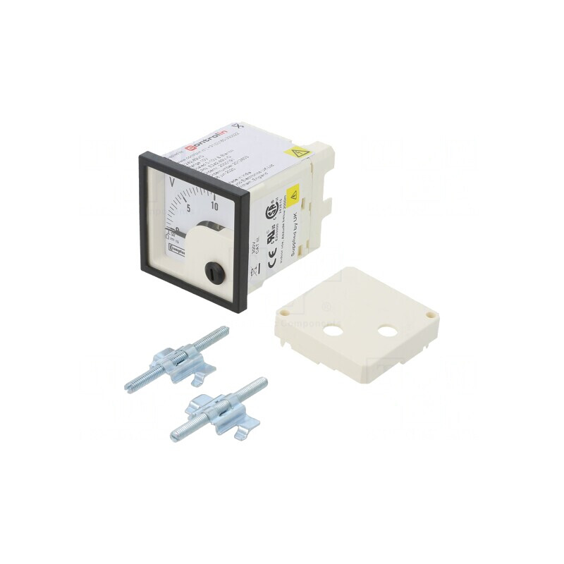 Voltmetru Panou 0-10V 48x48mm Clasa 1.5 | Electronic-mag.ro | Componente Electronice