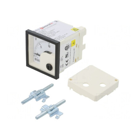 Voltmetru Panou 0-10V 48x48mm Clasa 1.5 | Electronic-mag.ro | Componente Electronice